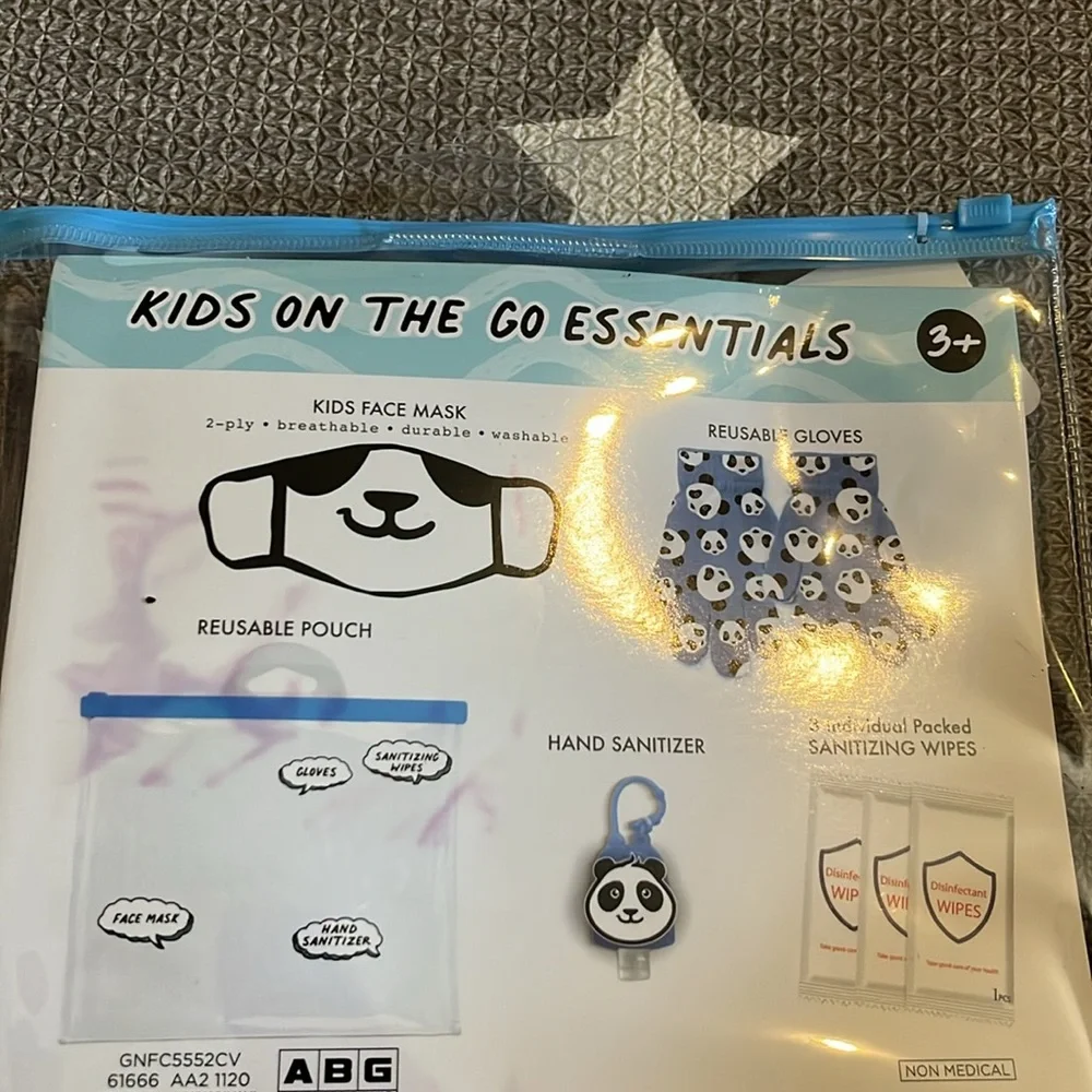 Kids On The Go Essentials Set with Panda Design